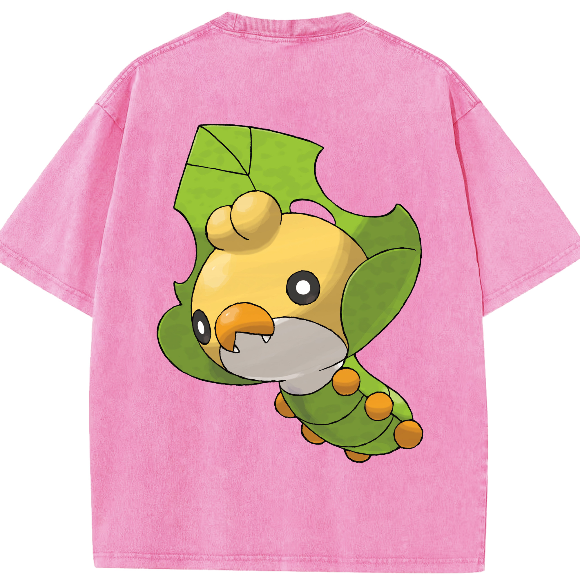 （画像用） ポケットモンスター Pokémon 綿100% ヴィンテージ風 半袖Tシャツ（背面プリント）